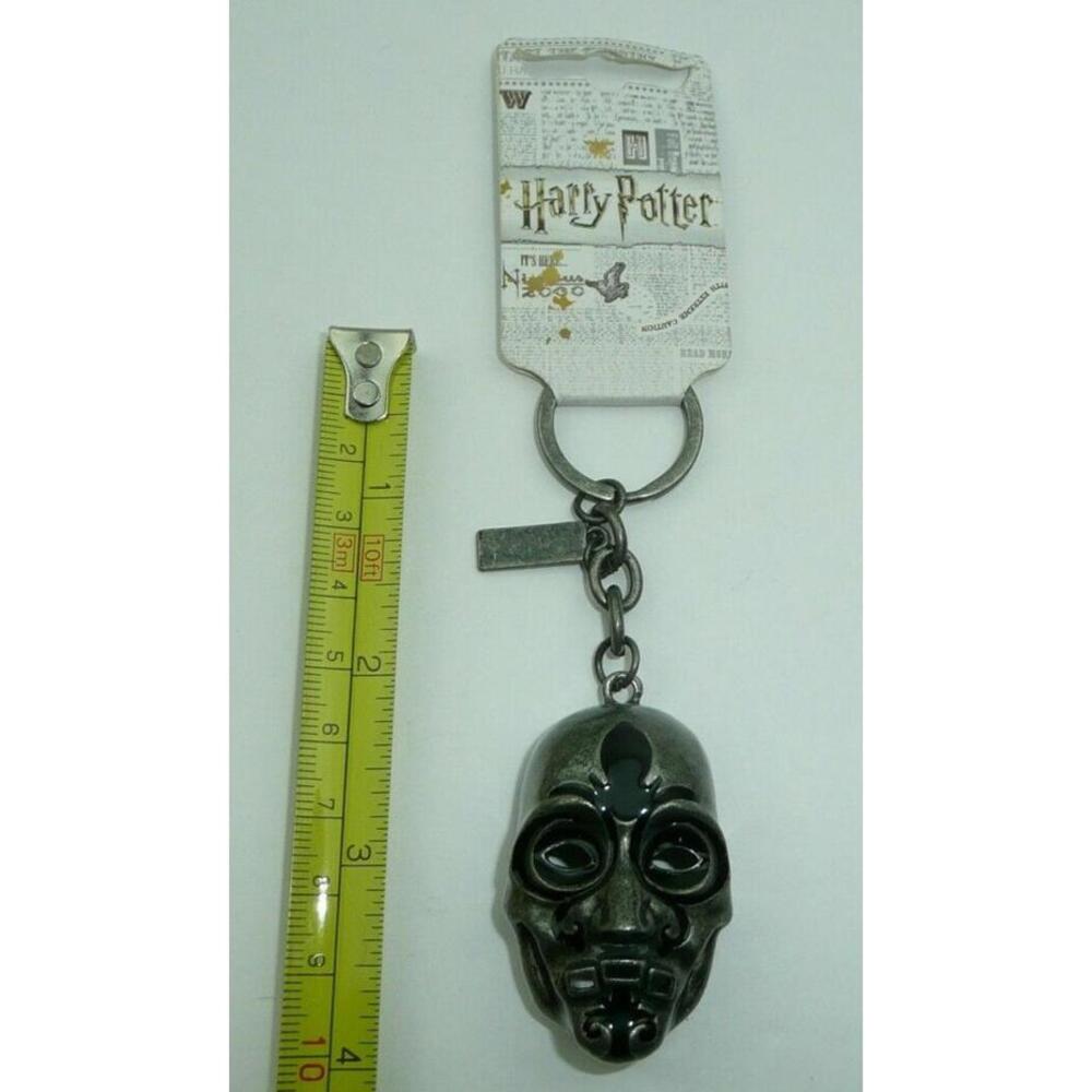 Harry Potter Deatheater Mask Metal Keychain Death Eater 3D Face Villain Bioworld